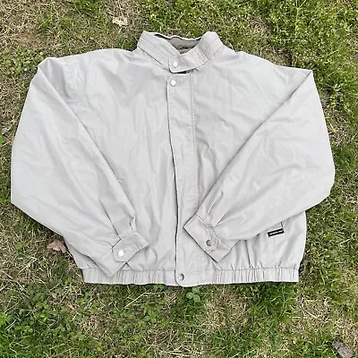 Vintage Y2K Members Only Mariner Jacket Mens 2XL Gray Windbreaker Full Zip • $31