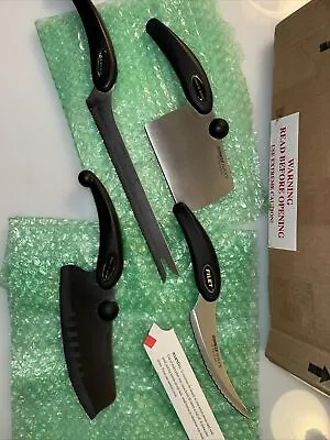 4 Miracle Blade III Perfection Series Knives Stainless Steel Serrated Blades NEW • $37