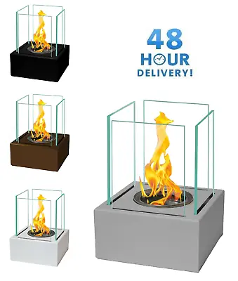 £22.99 • Buy Bio Fire Ethanol Gel Burner Bowl Chimenea Fireplace Eco Patio Heater 13 X 13 Cm