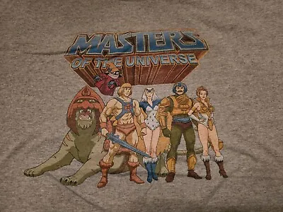 Masters Of The Universe MOTU Characters Men's T-Shirt 2XL He-Man Battle Cat Orko • $10