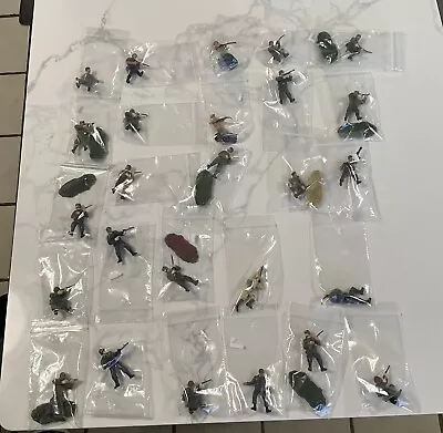 Lot Of 25 Assorted Unimax Miniature Soldiers Each Is  ~2” Tall See Description • $35