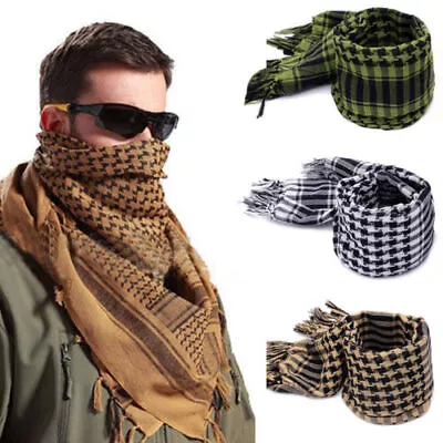 Men Outdoor Shawl Military Desert Scarf Army Arafat Head Wrapwarm • $7.23