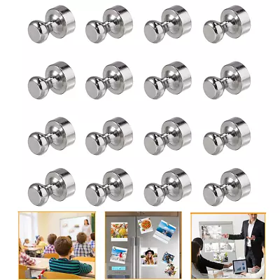 12pcs Neodymium Strong Magnets Metal Push Pin Skittle Fridge Magnets Whiteboard • $10.65