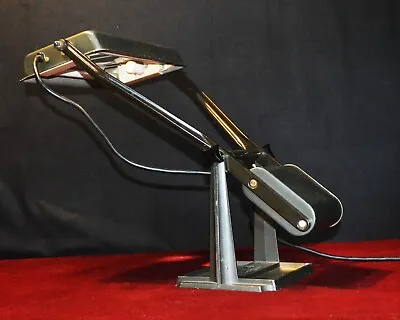 Vintage Rare 1960 Magnifying Desk Lamp Industrial Design Illuminating Visual Aid • $410.56