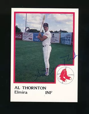 1986 ProCards #19 Elmira Pioneers Al Thornton Signed Auto Autograph Tough • $12