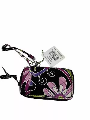 Vera Bradley All In One Wristlet Purple Punch Quilted Floral Purse New! • $19.99