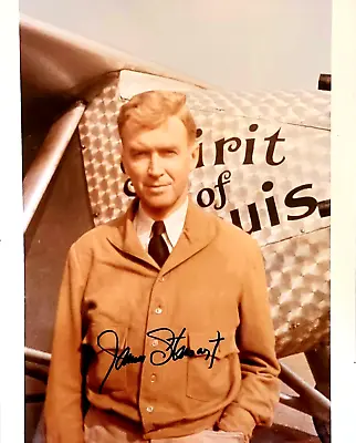 Historic Original James Stewart Signed 11x14 Photo JSA Certified With COA. • $249