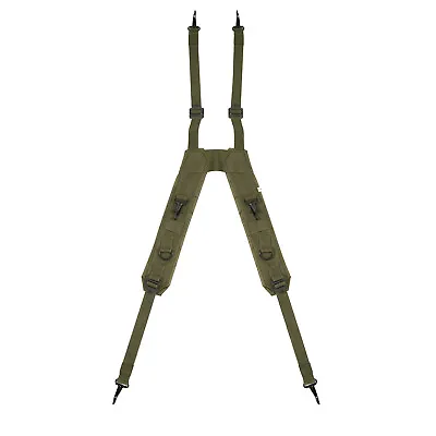 Rothco G.I. Type  H  Style LC-1 Suspenders - Black Or Olive Tactical Suspender • $16.99