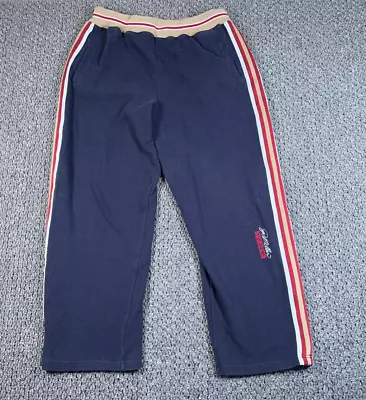 VTG Master P Percy Miller Sweatpants Men's 2XL Dark Blue Beige Striped Rap • $25