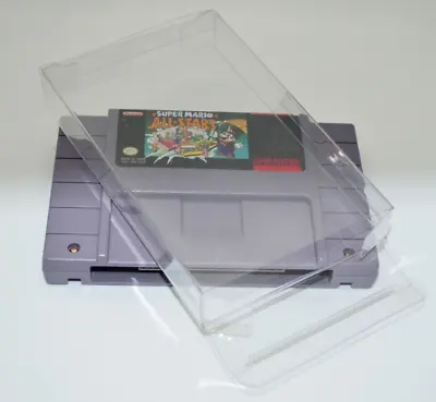 5 Plastic Protective Protectors Cases Display For Super Nintendo SNES Cartridge • $8.95
