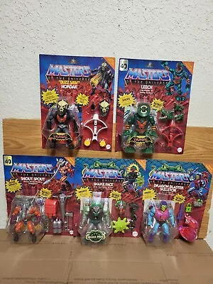 Masters Of The Universe Retro Play Deluxe Figure Set Lot Of 5 NEW • $65