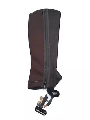 Pro Chaps Leather Half Chaps Large Brown • $98