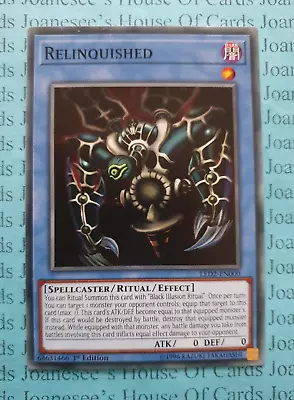 Relinquished LED2-EN000 Yu-Gi-Oh Card 1st Edition New • £1.90