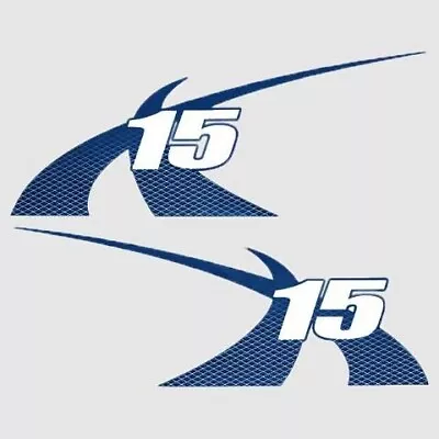 MasterCraft Boat Decals 7501449 | X15 Mediterranean Blue (2PC) • $193.99