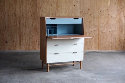 $2600 • Buy Raymond Loewy Drop Front Cabinet By Mengal