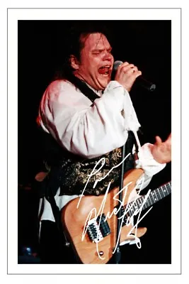 MEAT LOAF Signed Autograph PHOTO Fan Gift Signature Print MUSIC • £3.49
