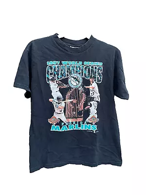 1997 MLB Florida Marlins World Series Champions Junior Shirt Size XL • $22.22