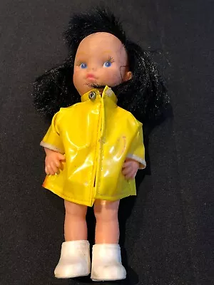 Vintage 1960’s 8” Black Rooted Hair Doll Made In Hong Kong • $9.99