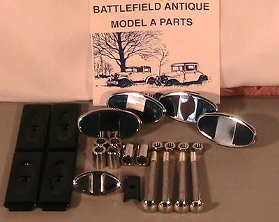 1930-1931 Model A Ford Stainless Steel & Chrome Bumper Hardware Set • $189.95