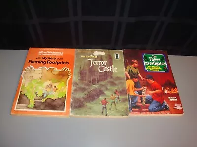 The Three Investigators Series 3 Book Lot Alfred Hitchcock Homeschool Teacher • $34.99