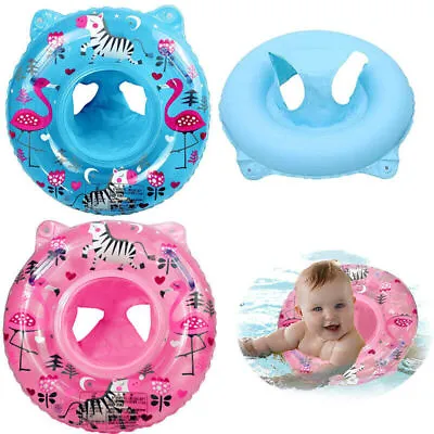 Baby Swimming Ring Inflatable Float Seat Toddler Kid Water Pool Swim • £5.95