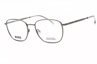 HUGO BOSS HB1415-R80-55 Eyeglasses Size 55mm 19mm 145mm Ruthenium Men • $45.79