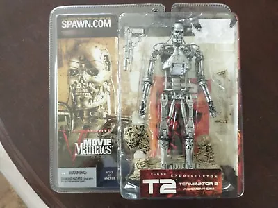 T-800 Endoskeleton Fig New 2002 Terminator T2 Movie Maniacs Series 5 McFarlane • $45