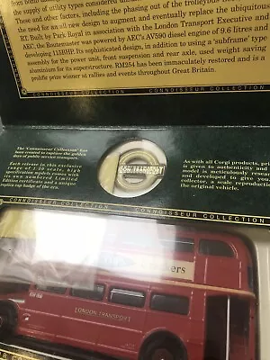 Corgi Classics London Transport Aec Routemaster Rm Bus Model 35005 1:50 • £15