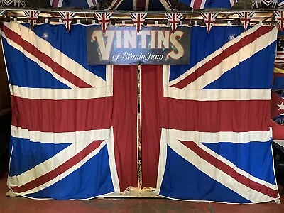 Union Jack Curtains! Fabulous The Best Available From Our Woven Magic Range • £249