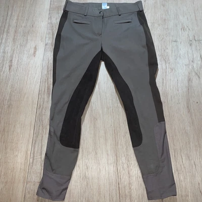 $39.99 • Buy Women's Dover Saddlery Full Seat Riding Jodhpurs Breeches Size 34 Brown/Brown