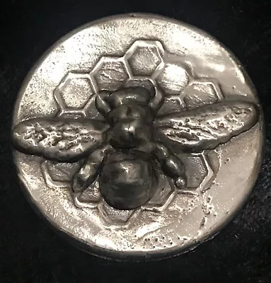 3 Oz .999 FS MK BarZ   Honey Comb Bee  Hand Poured .999 FS LTD Round • $145