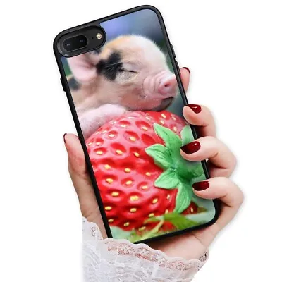 £6.93 • Buy ( For IPhone SE 2016 4-inch ) Back Case Cover AJ12276 Baby Pig Strawberry