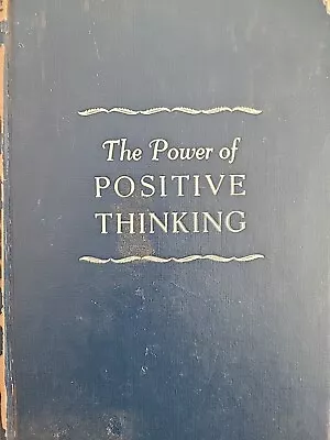 The Power Of Positive Thinking Norman Vincent Peale 1952 Signed 1st Ed. Hardback • $1700