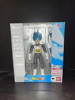 TAMASHII NATIONS SH Figuarts Dragon Ball Super SSGSS Vegeta Action Figure • $40