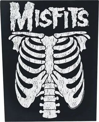 The Misfits Ribcage Sew-on Back Patch   360mm X 300mm (rz) • £8.09