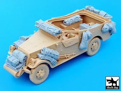 Black Dog 1/35 US M3A1 Scout Car Stowage & Accessories WWII (Hobby Boss) T35049 • $36.63