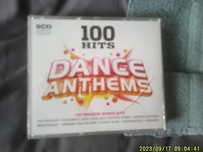 C D Various Artists : 100 Hits: DANCE ANTHEMS  Box Set 5 Discs • £2.50