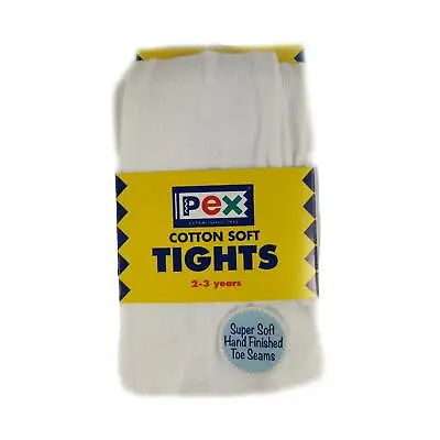 £5 • Buy PEX Cotton Soft Tights White