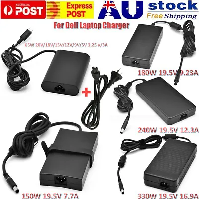 Laptop Charger AC Adapter For Dell XPS15 Alienware Power 65W 150W 180W 240W 330W • $28.79
