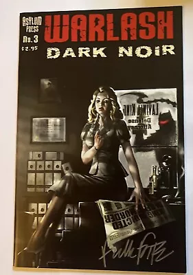 WARLASH: DARK NOIR #3 Szymon Kudranski Judge Dredd Comic Signed By Frank Forte • $6.99