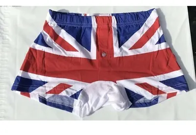 2 Pairs Men’s Boxer Shorts Pants Briefs Underwear Boxers Shorts Union Jack Boxer • £9.99