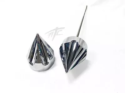$69.99 • Buy Ninja Chrome Spikes Rear Axle Caps 06-11 Kawasaki Ninja Zx-14