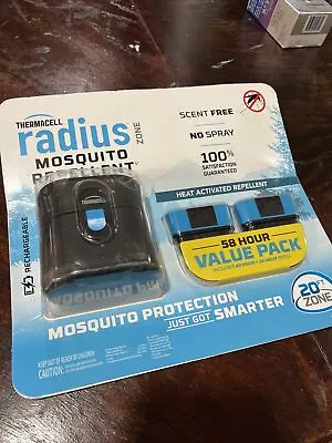 A Thermacell Radius Zone Mosquito Repellent With 58 Hours Of Refill • $29.98