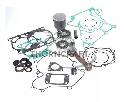 Kawasaki Kx 100 Engine Rebuild Gasket Piston Seal Connecting Rod Set Kit 98-00 • £119