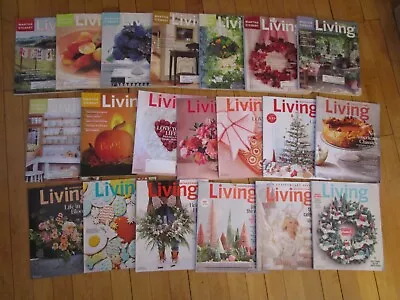 Lot Of 20 Martha Stewart Living Magazines 1998-2022 • $39