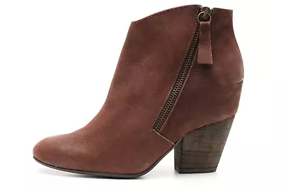 Women's MIZ MOOZ Brown Leather Ankle Boots Size 6 NEW! $160 • $53.40