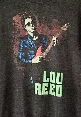 1986 Lou Reed Vintage Tour Band Rock Cotton Black All Size Unisex Shirt AA054 • $23.04