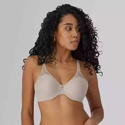 Bali Beige Passion Comfort Full Figure Minimizer Underwire Bra 40ddd Style 3385 • $14.95