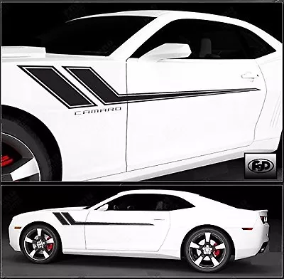 Car Truck Or Suv Hash Stripe Racing Graphic Decal Sticker Set Fits Camaro 68X8.5 • $19