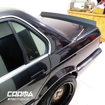 Painted Black L Look For BMW E30 3-Series 4DR Sedan Rear Trunk Spoiler 320i 325i • $139